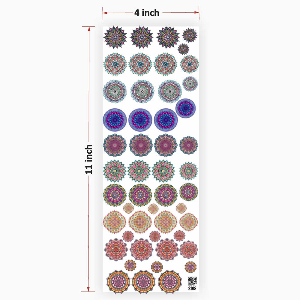 Mandala UV DTF Sticker for Resin art