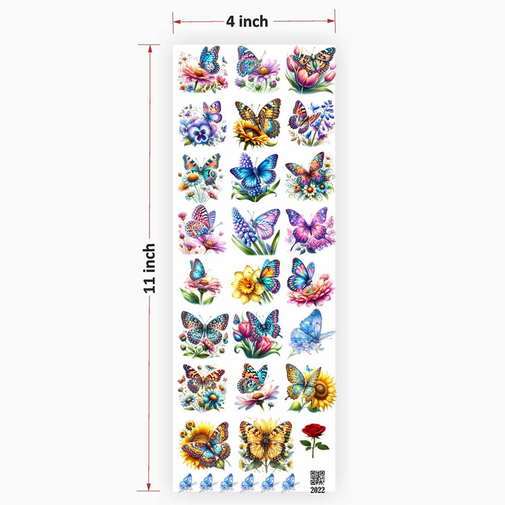 Butterfly UV DTF Sticker for Resin art