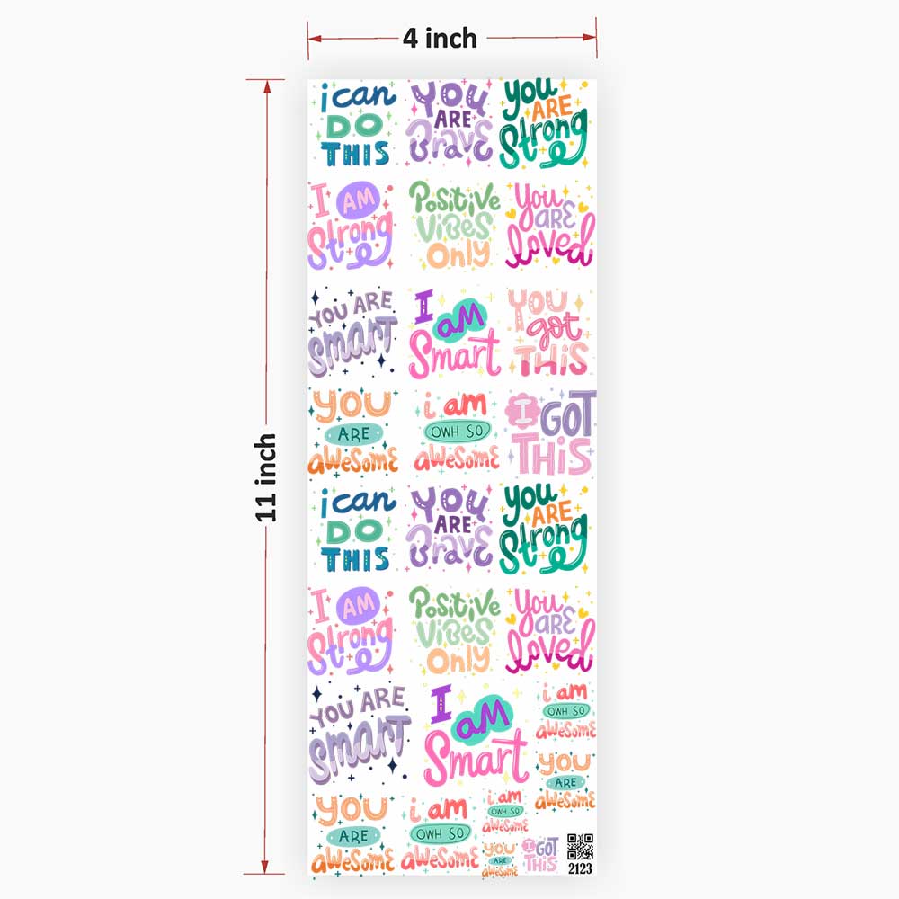 quote UVDTF Sticker for Resin art