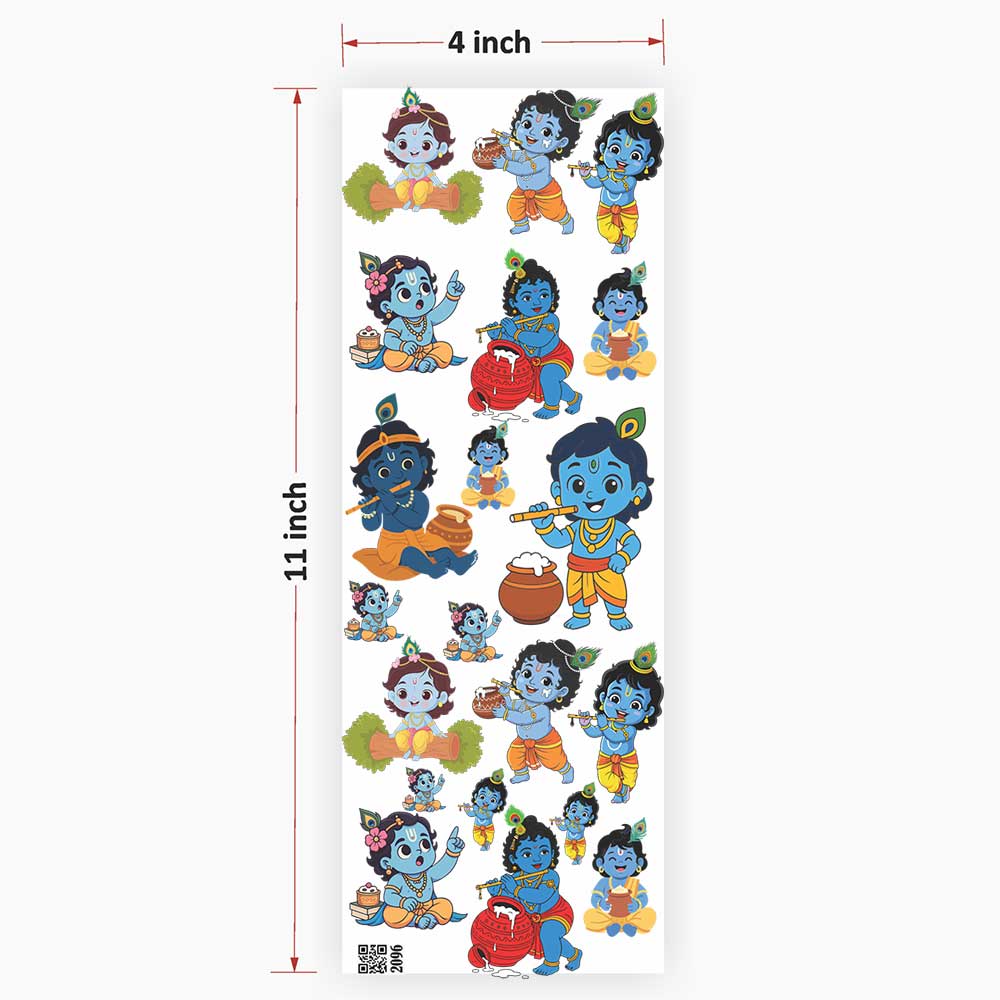 Radhe Krishna UV DTF Sticker for Resin art