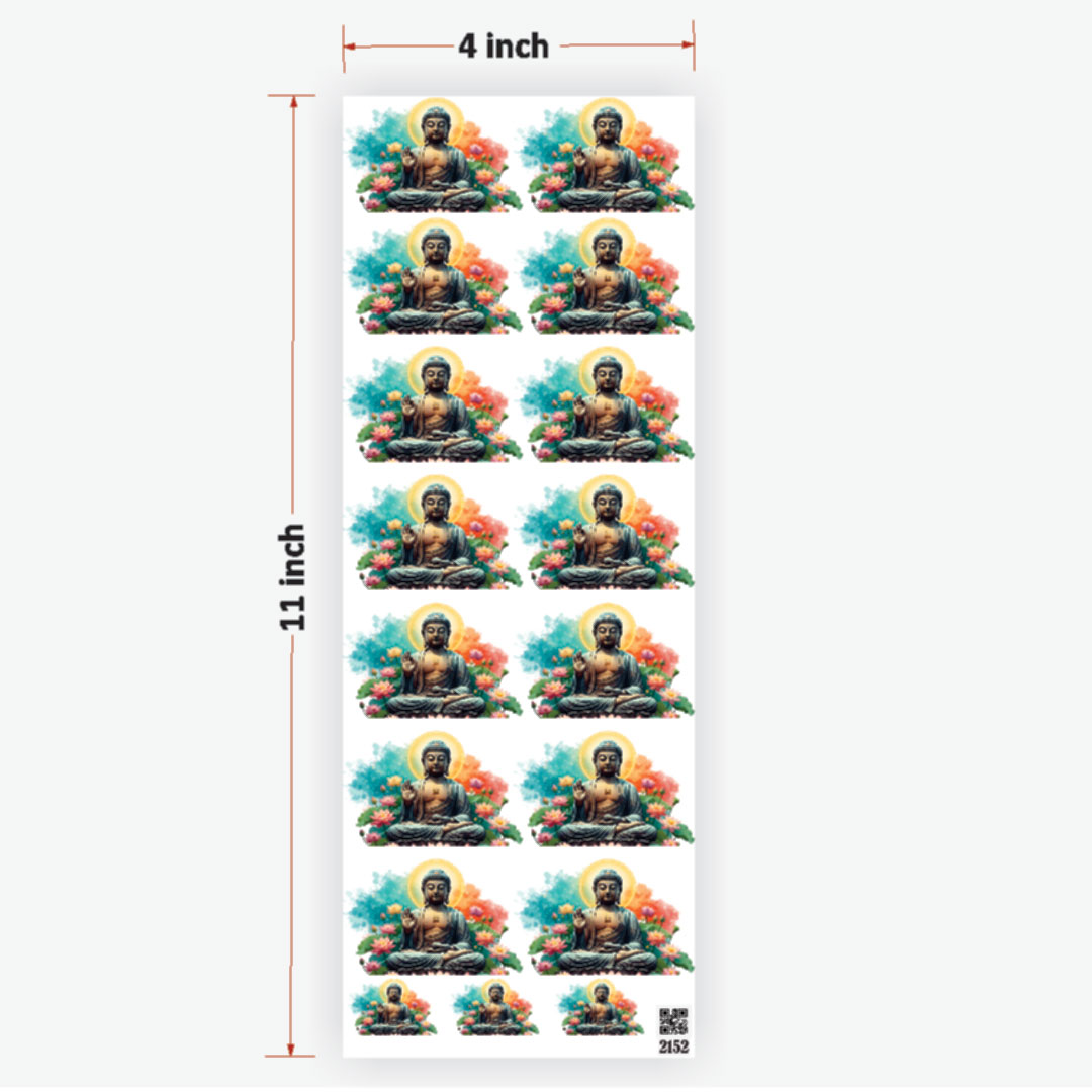 Buddha UVDTF Sticker for Resin art