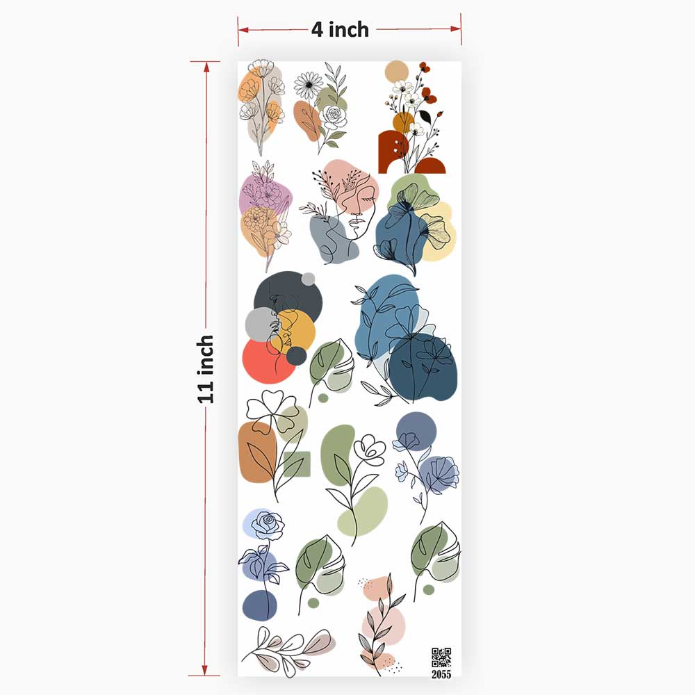 Leaf Designs UV DTF Sticker for Resin art