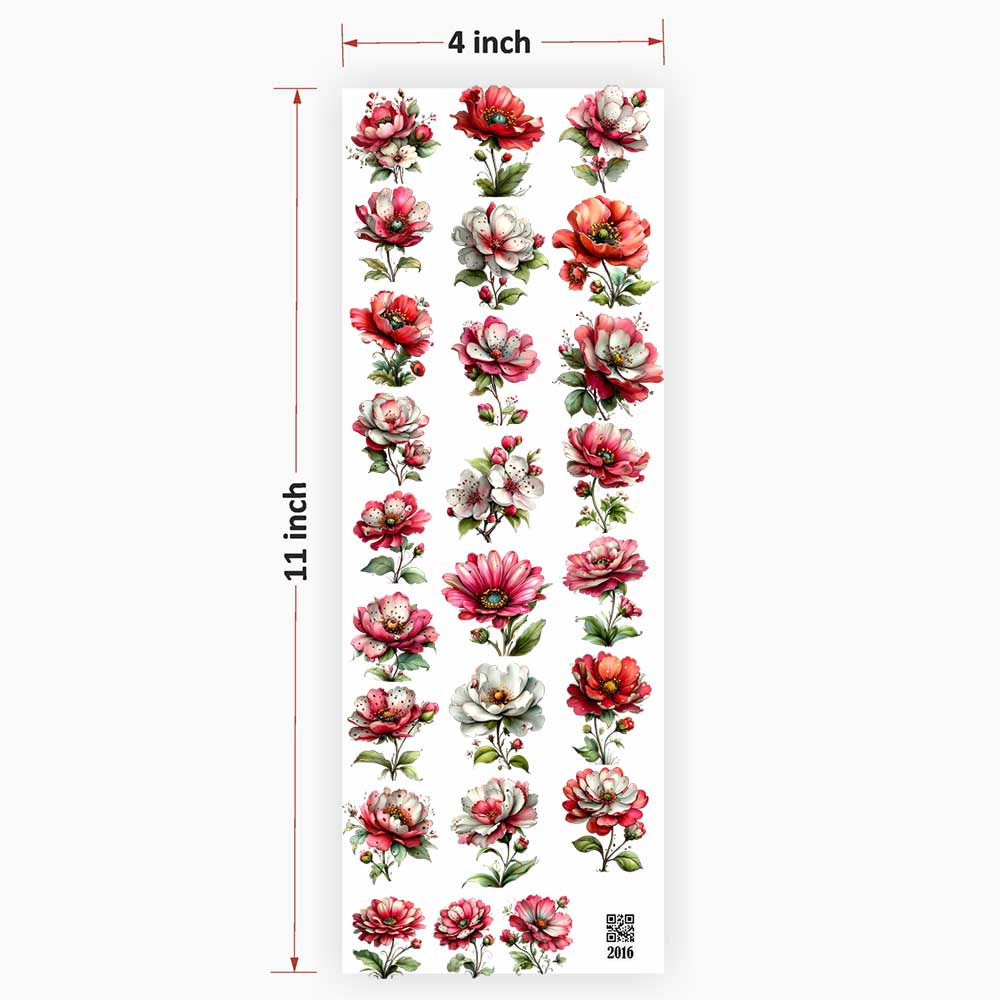 Flower UV DTF Sticker for Resin art