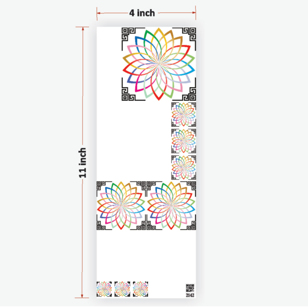 Mandala Art UVDTF Sticker for Resin art
