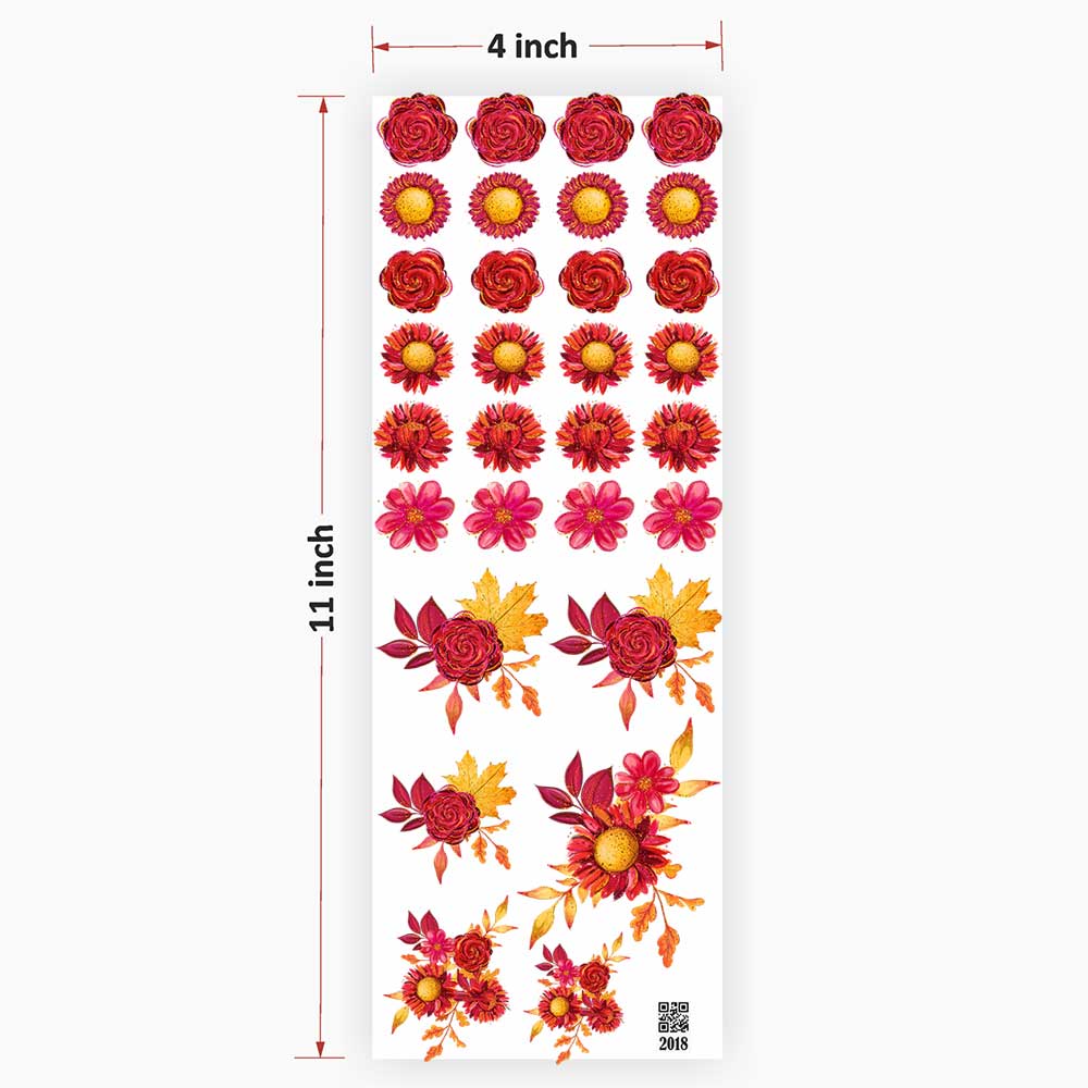 Flower UV DTF Sticker for Resin art