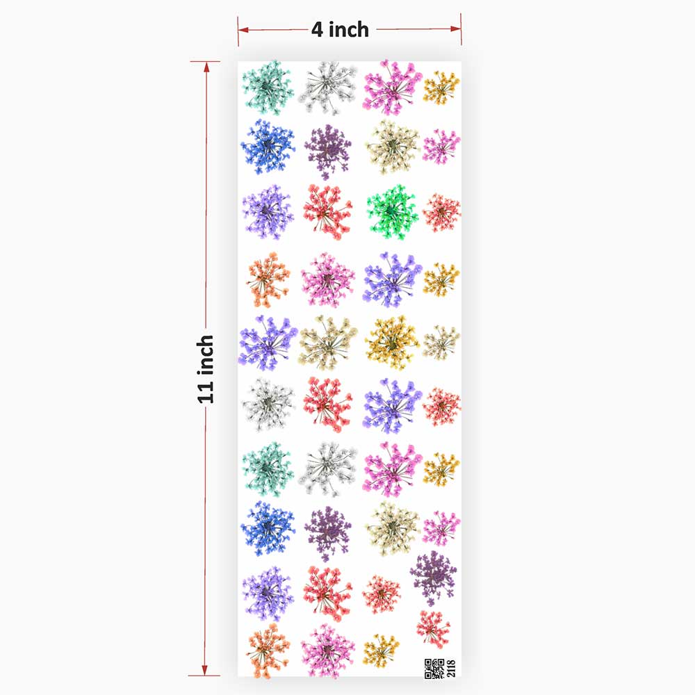 Flowers UV DTF Sticker for Resin art