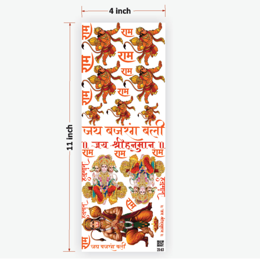 Hanumanji UVDTF Sticker for Resin art