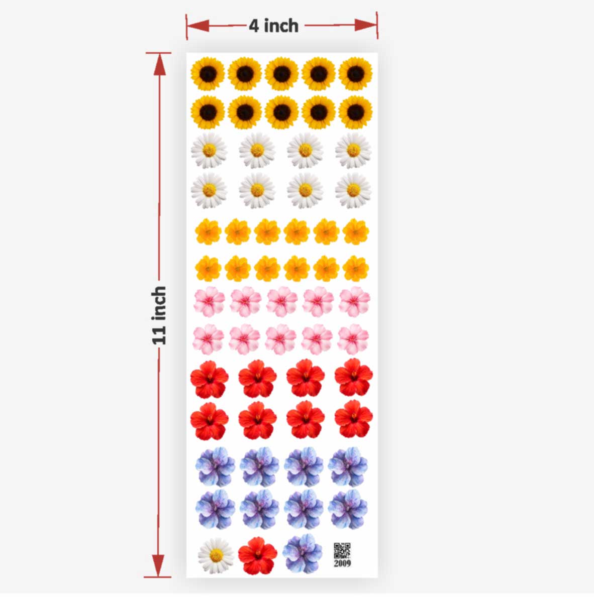 Yellow Flowers UV DTF Sticker for Resin art