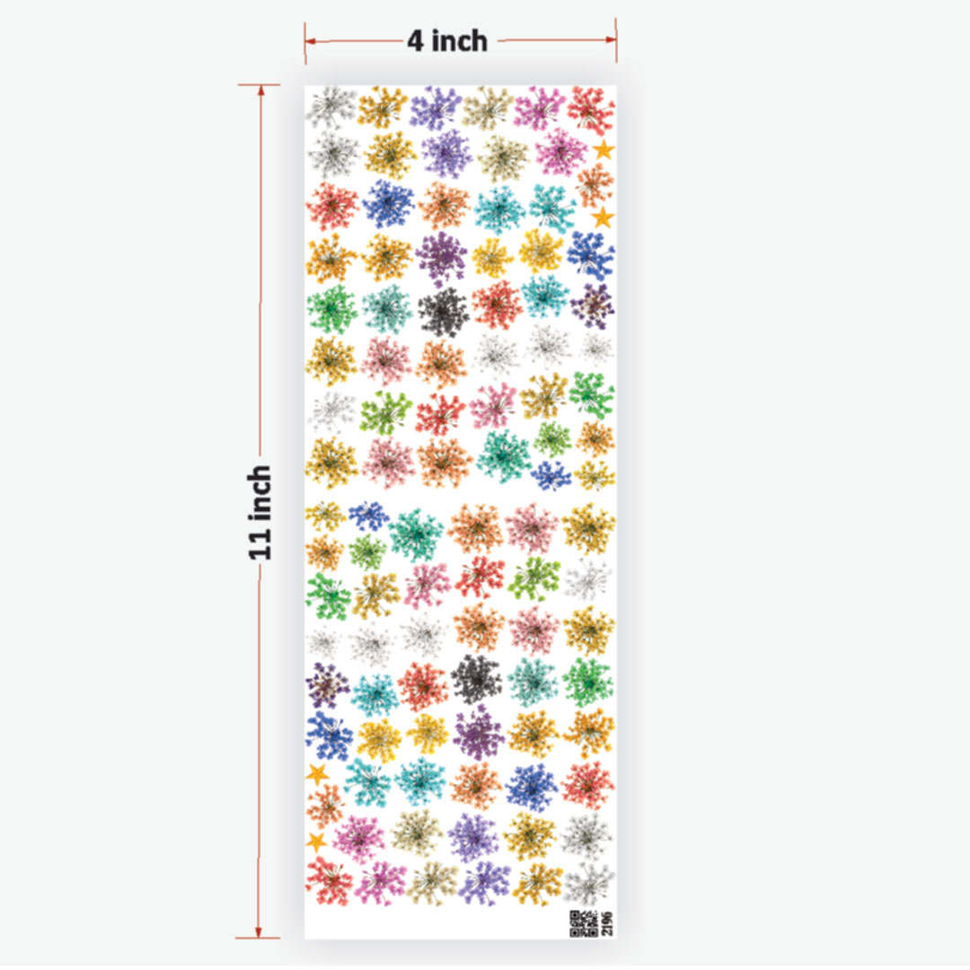 Flowers UVDTF Sticker for Resin art