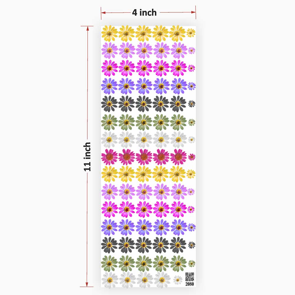 Flowers UV DTF Sticker for Resin art