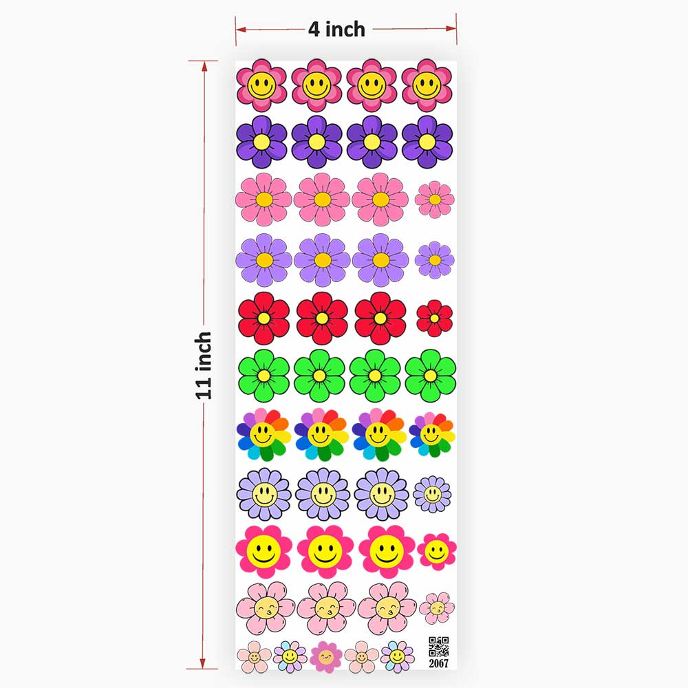 Flowers UV DTF Sticker for Resin art