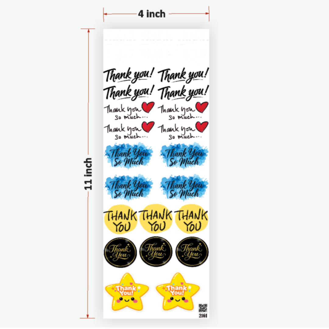 Thank You UVDTF Sticker for Resin art
