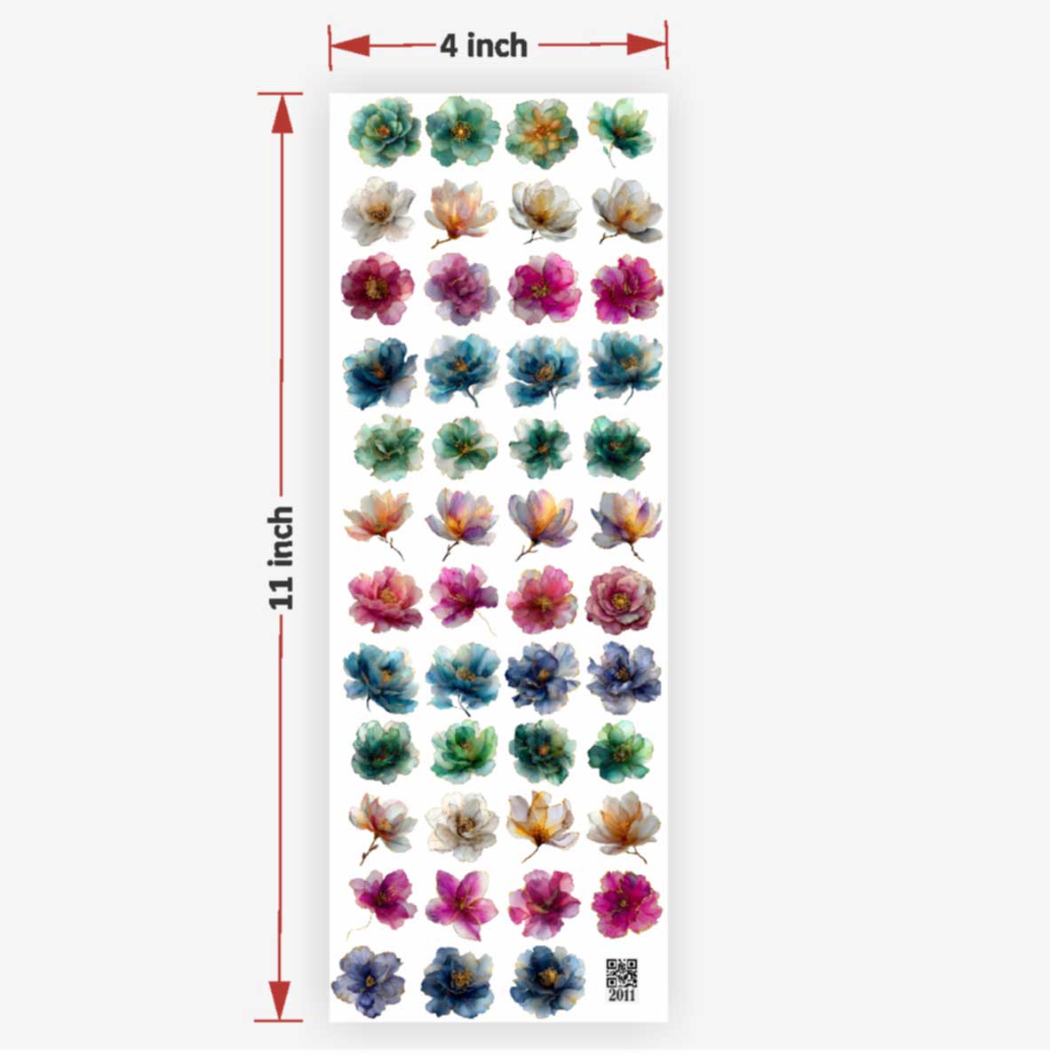 White Daisy Flowers UV DTF Sticker for Resin art