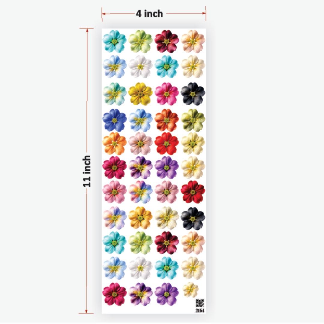 All Colour Flowers UVDTF Sticker for Resin art