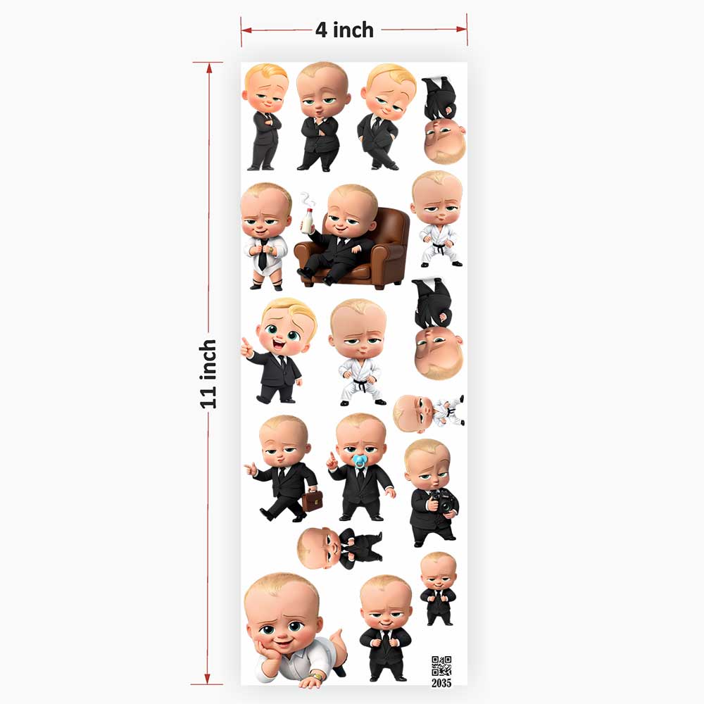 The Boss Baby UV DTF Sticker for Resin art