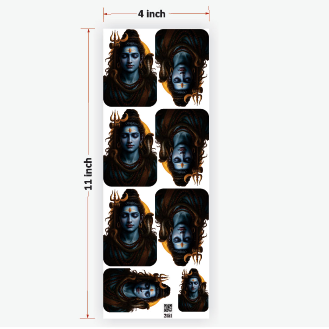 Mahadevji UVDTF Sticker for Resin art
