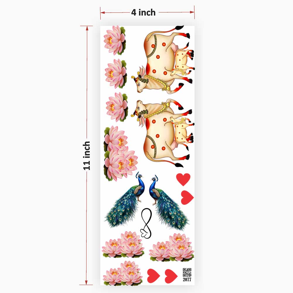 Cow and Lotush UV DTF Sticker for Resin art