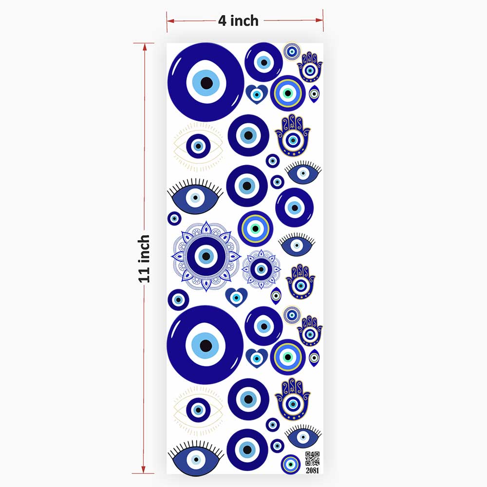 Evil Eyes UV DTF Sticker for Resin art