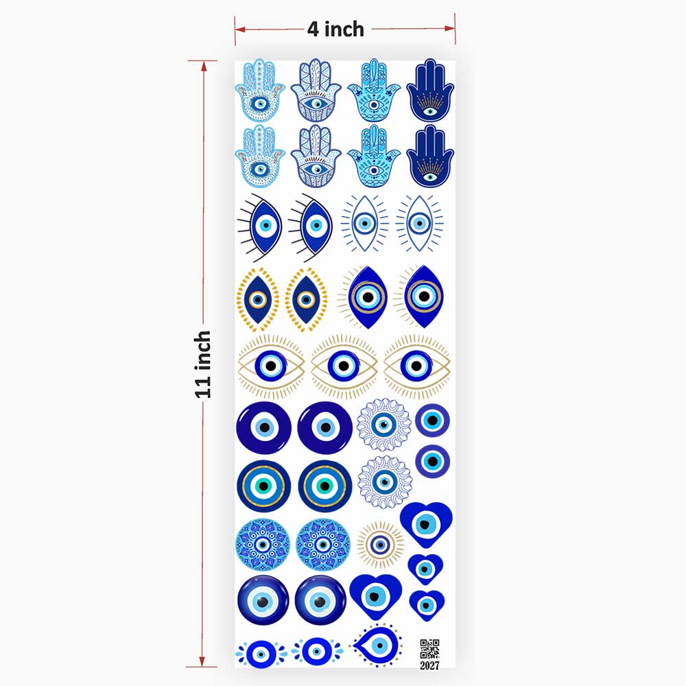 Evil Eyes UV DTF Sticker for Resin art