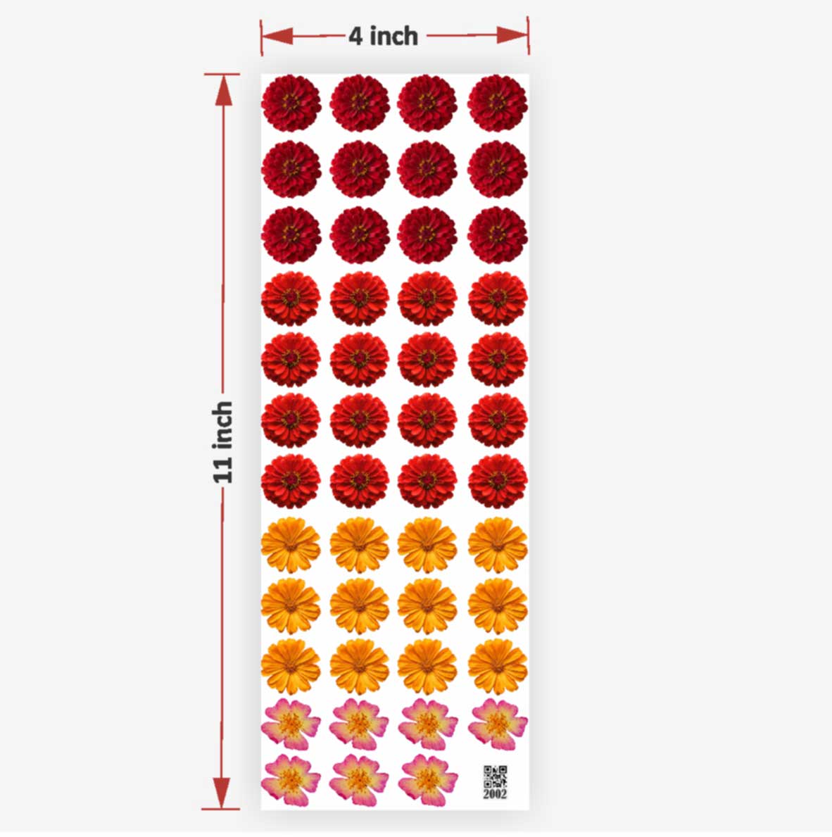 Flowers UV DTF Sticker for Resin art