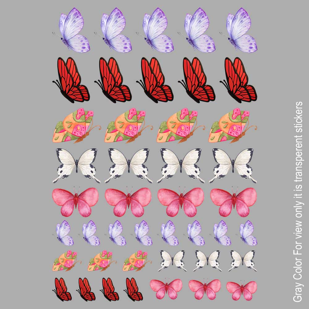 Butterfly UVDTF Sticker A6 for Resin art
