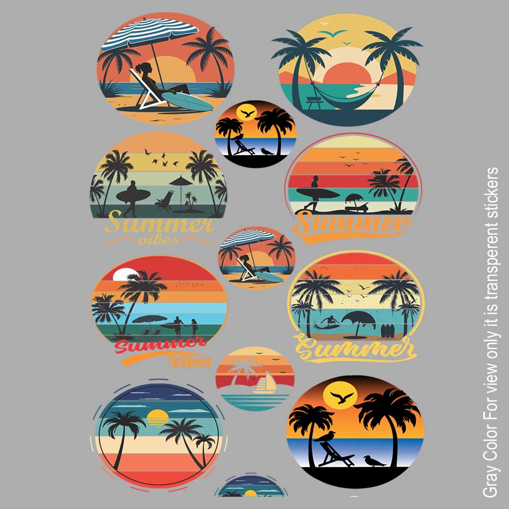 Travel UVDTF Sticker A6 for Resin art