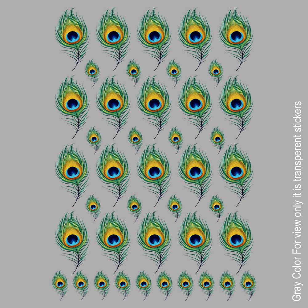 Feather Mix UVDTF Sticker A6 for Resin art