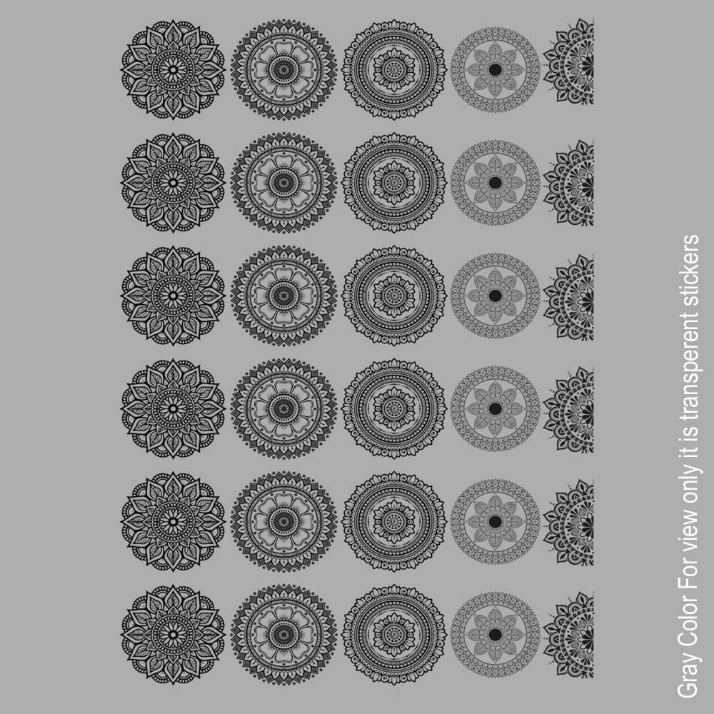 Mandala Design UVDTF Sticker A6 for Resin art