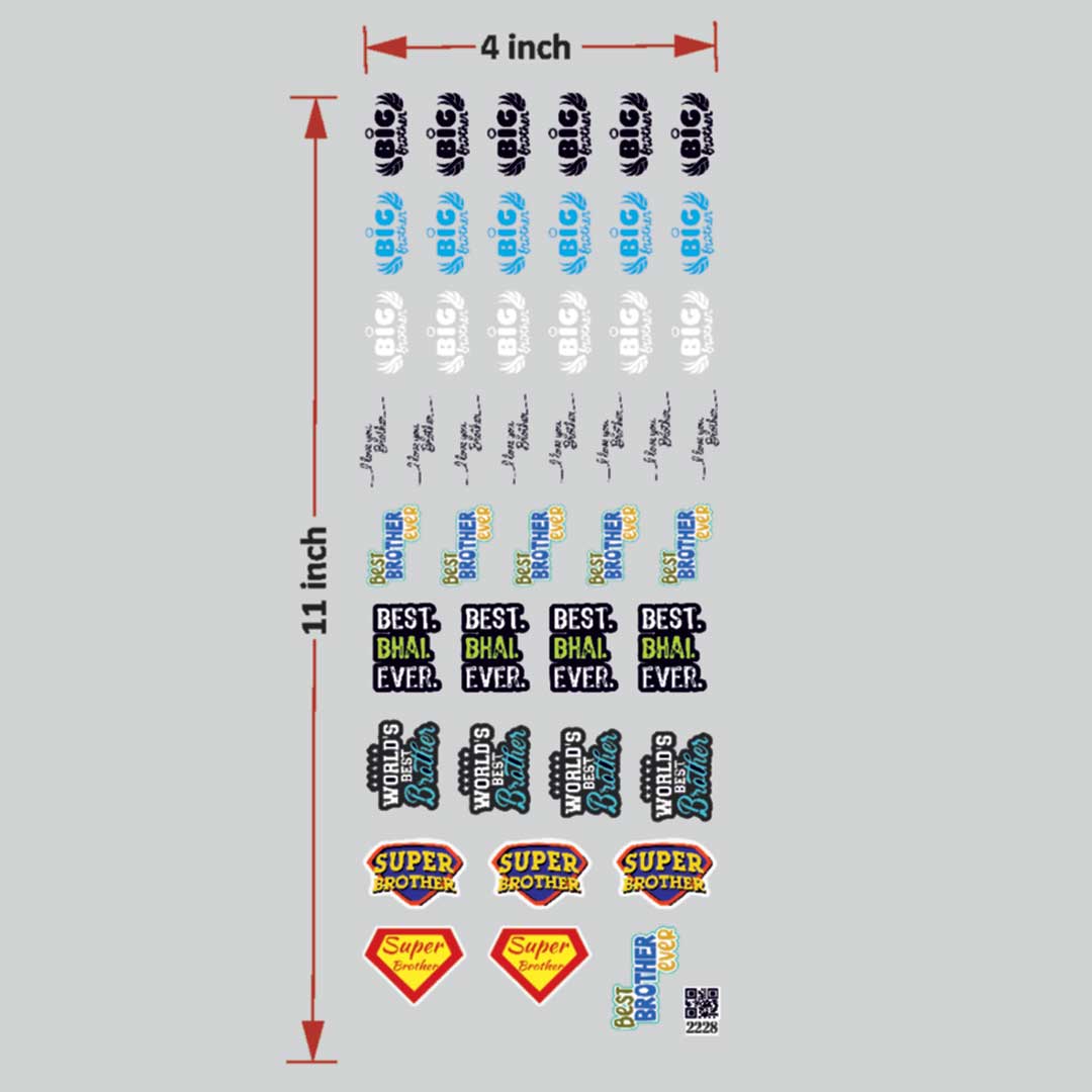 Raksha bandhan UV DTF Sticker for Resin art