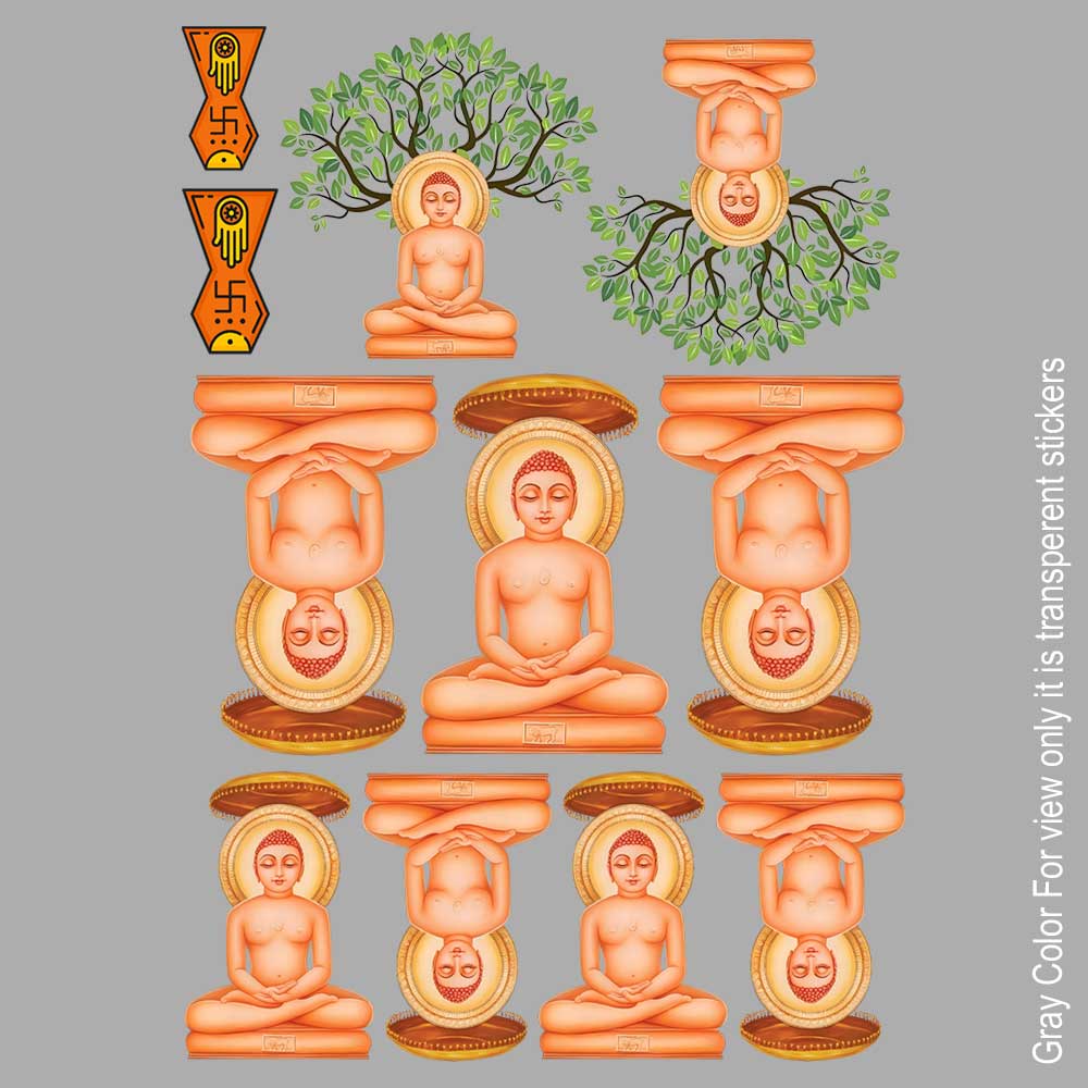 Mahavir Swami UVDTF Sticker A6 for Resin art