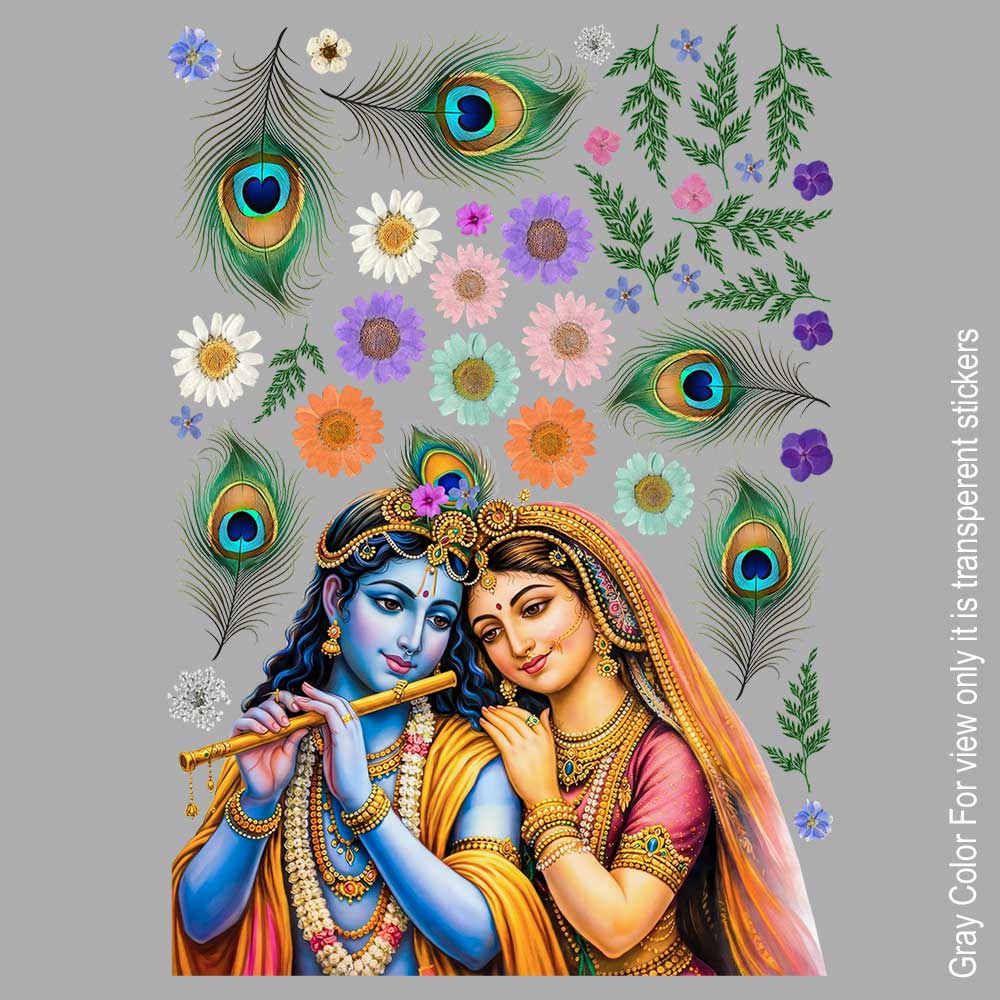 Radhe Krishan UVDTF Sticker A6 for Resin art
