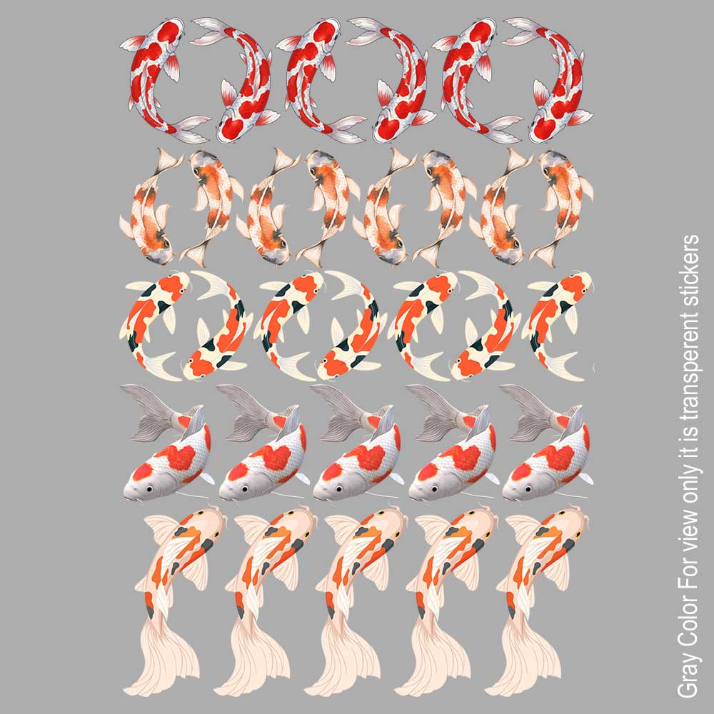 Fish Sea Aliment UVDTF Sticker A6 for Resin art