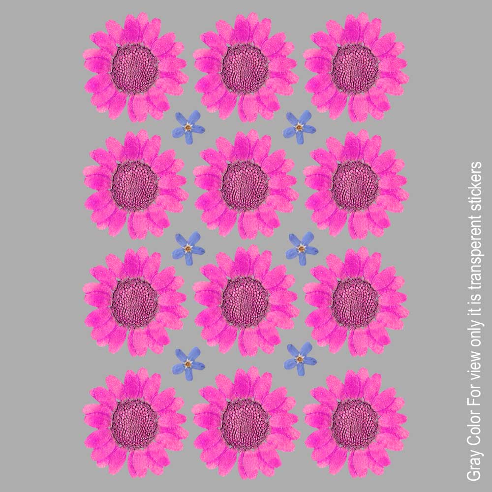 Pink Daisy Flower UVDTF Sticker A6 for Resin art