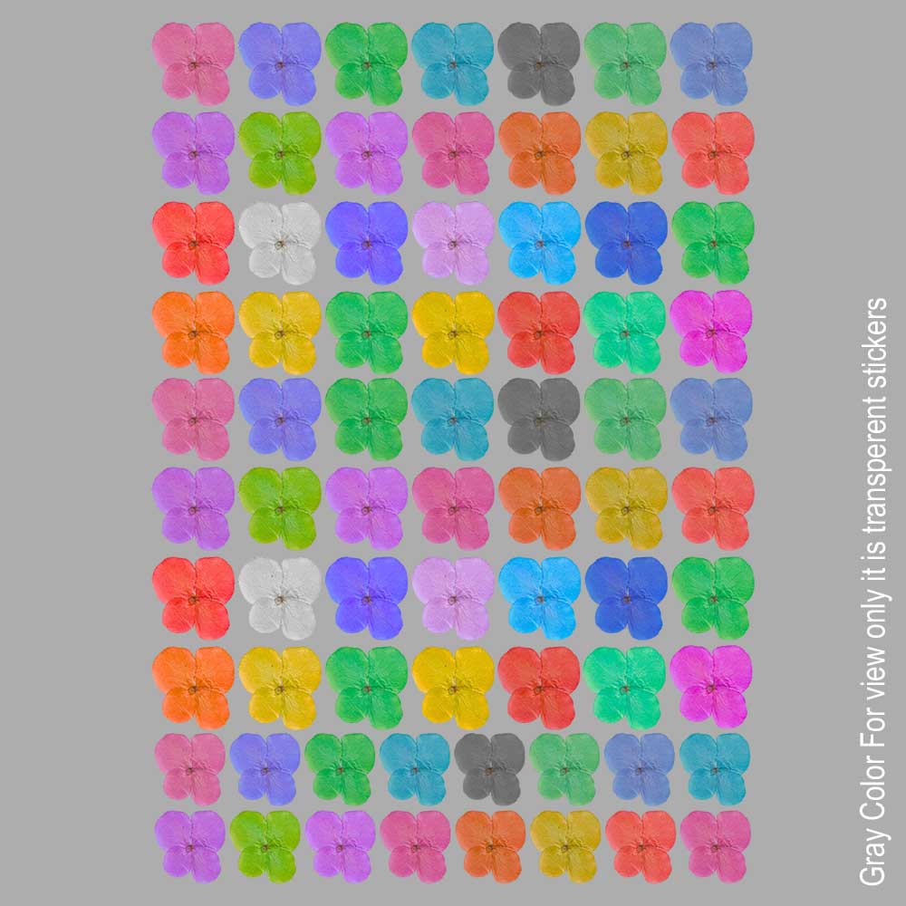 Color Flowers UVDTF Sticker A6 for Resin art
