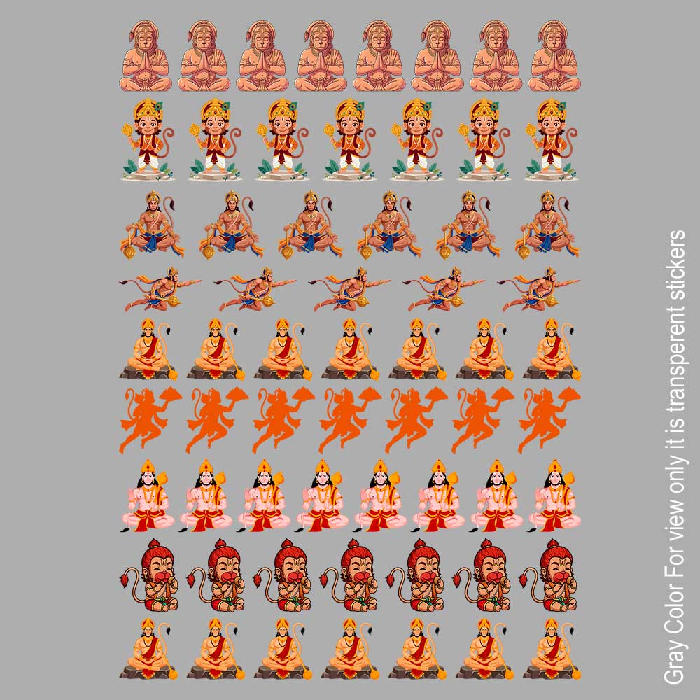 Hanumanji UVDTF Sticker A6 for Resin art