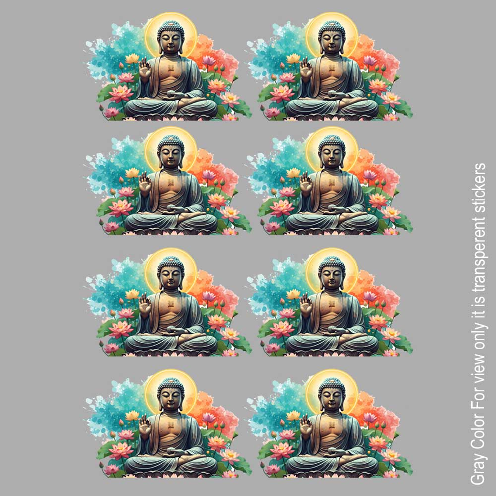 Lord Buddha UVDTF Sticker A6 for Resin art