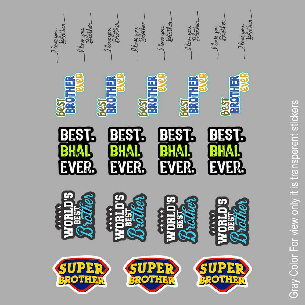Raksha Bandhan UVDTF Sticker A6 for Resin art