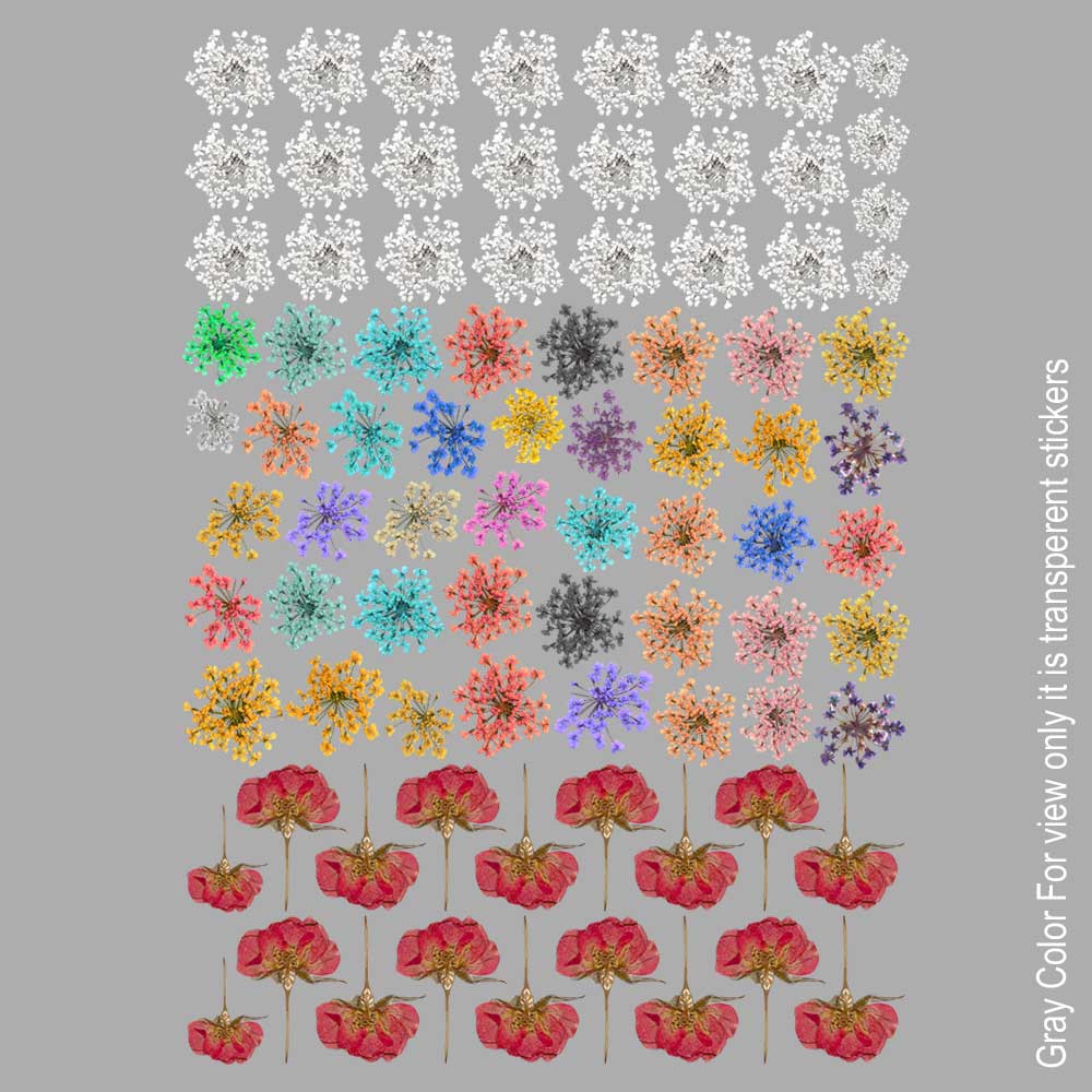 Mix Flower UVDTF Sticker A6 for Resin art