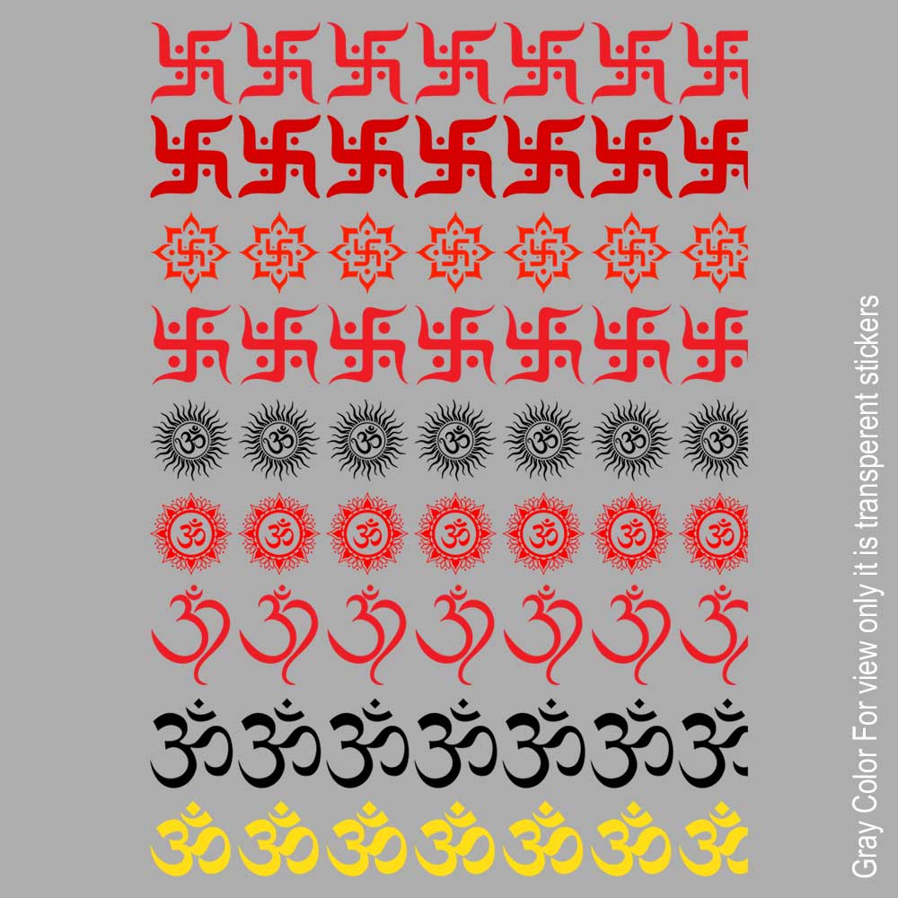 Hindu Symbol UVDTF Sticker A6 for Resin art
