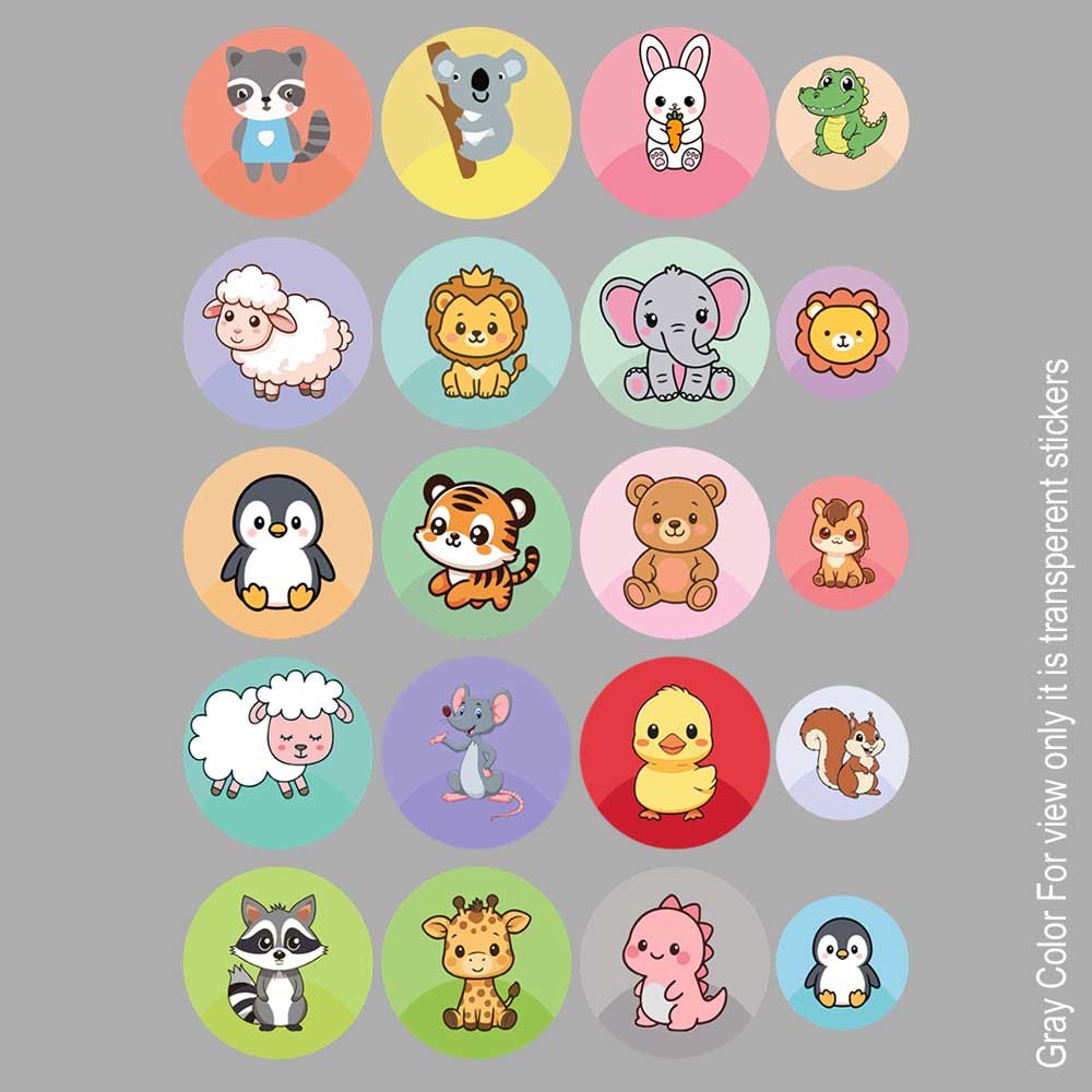 Cartoon UVDTF Sticker A6 for Resin art