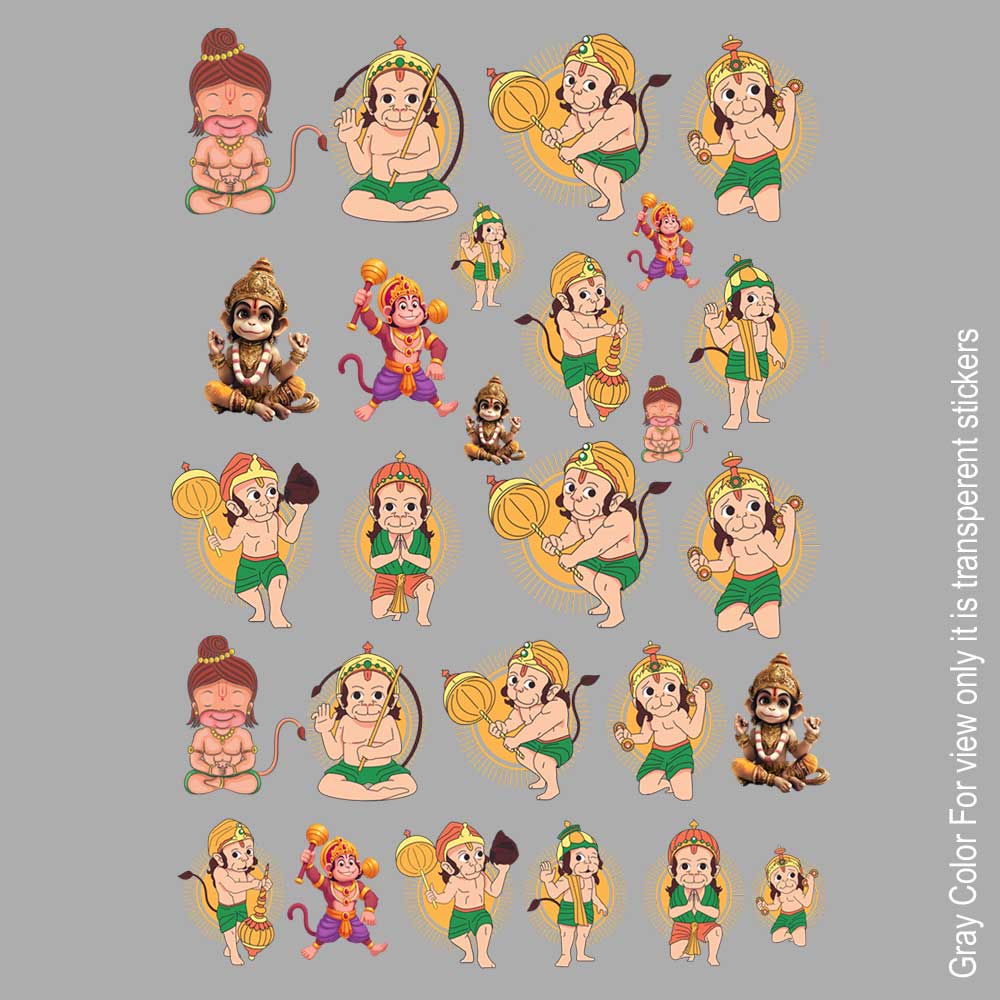 Hanumanji UVDTF Sticker A6 for Resin art