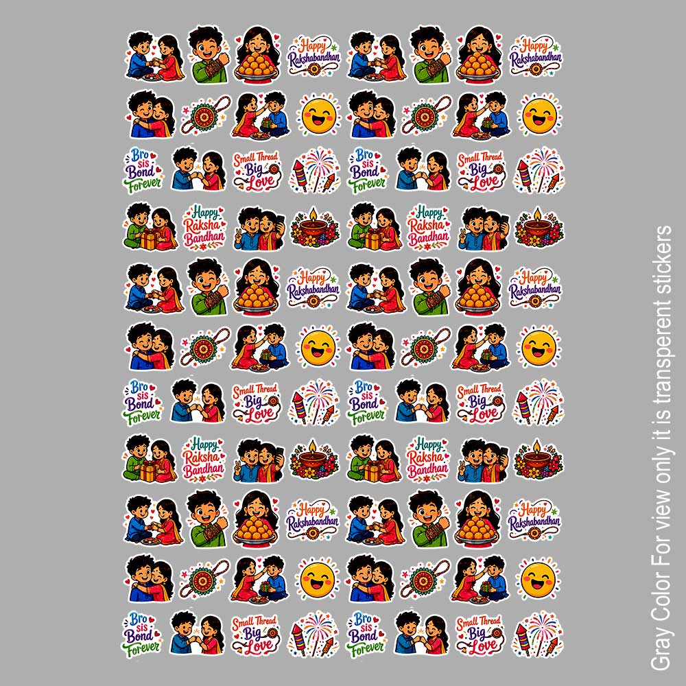 Raksha Bandhan UVDTF Sticker A6 for Resin art