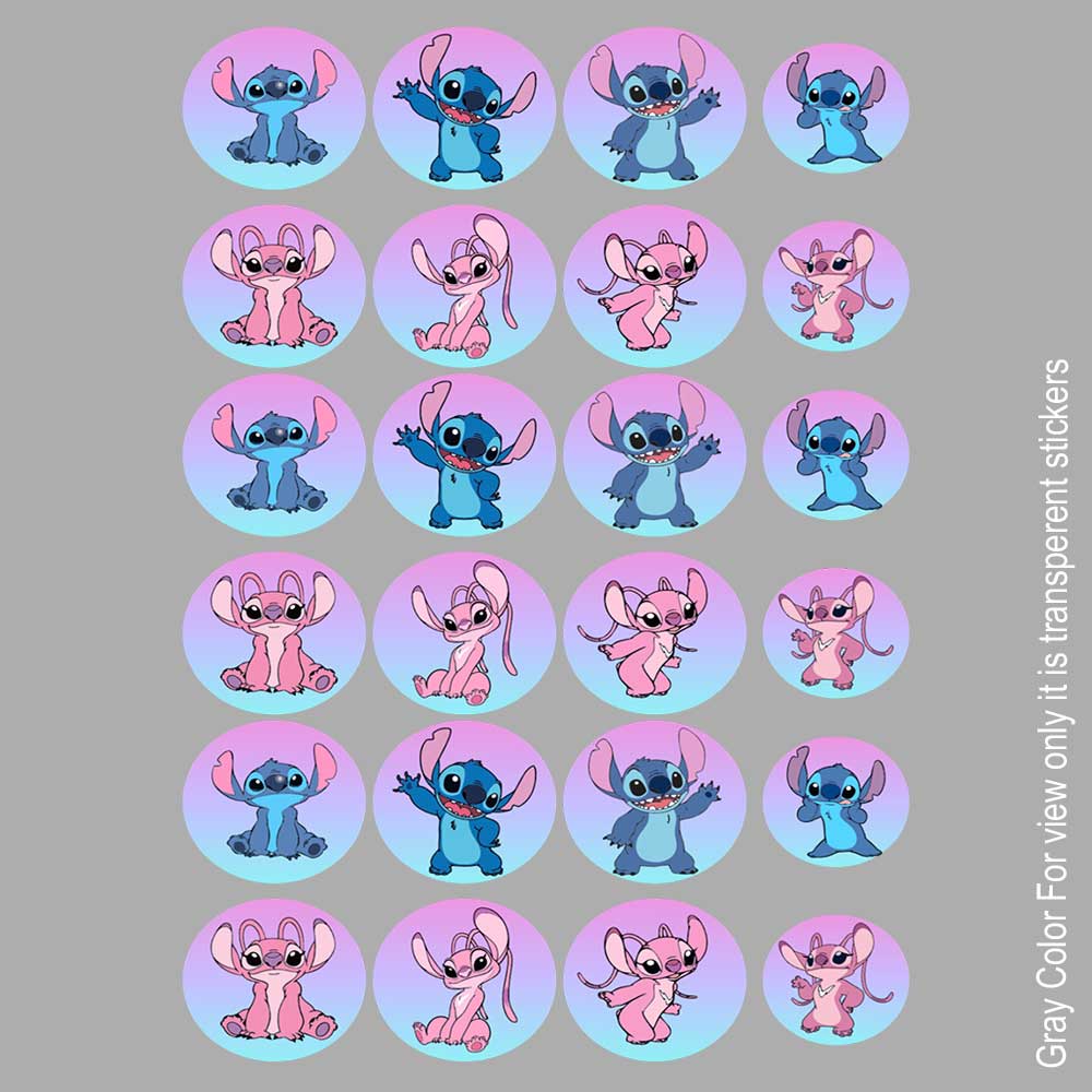 Cartoon UVDTF Sticker A6 for Resin art