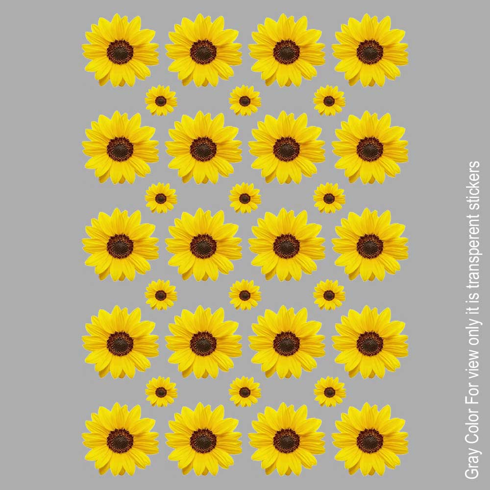 Yellow Daisy Flower UVDTF Sticker A6 for Resin art