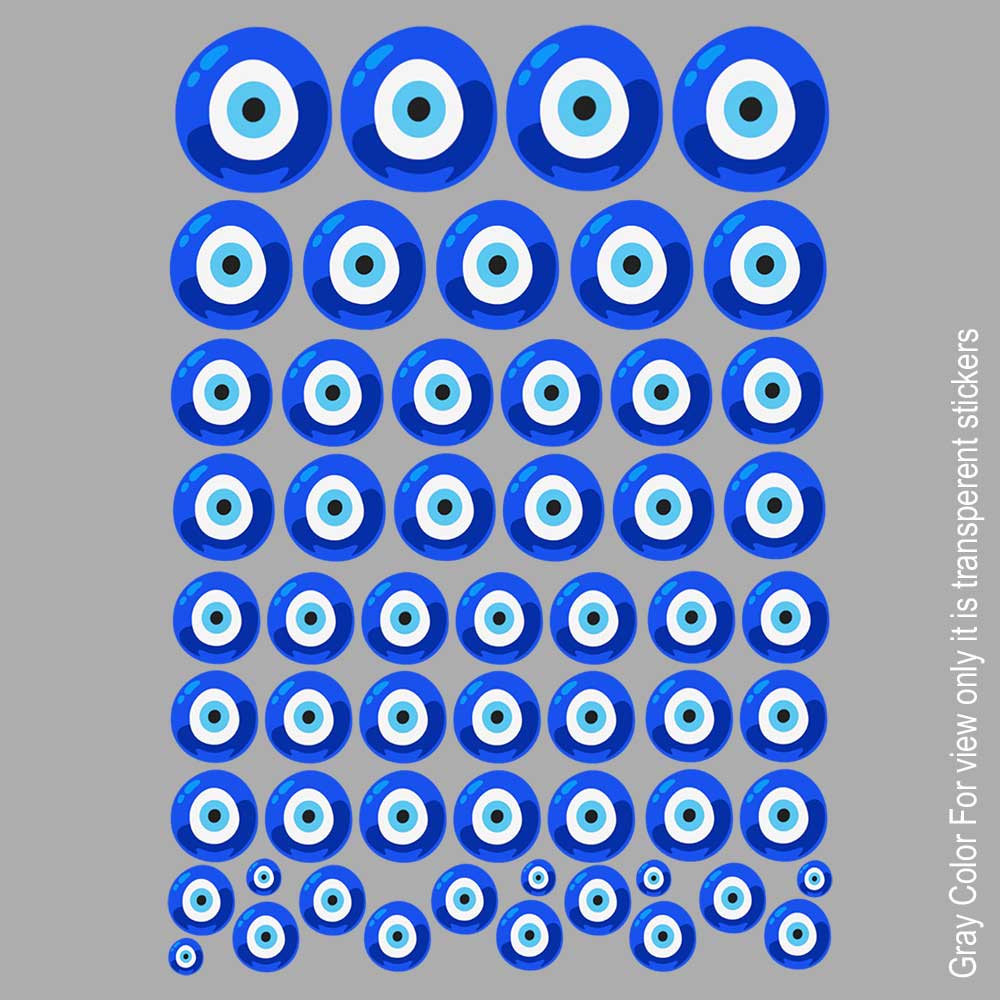 EvilEye Mix UVDTF Sticker A6 for Resin art