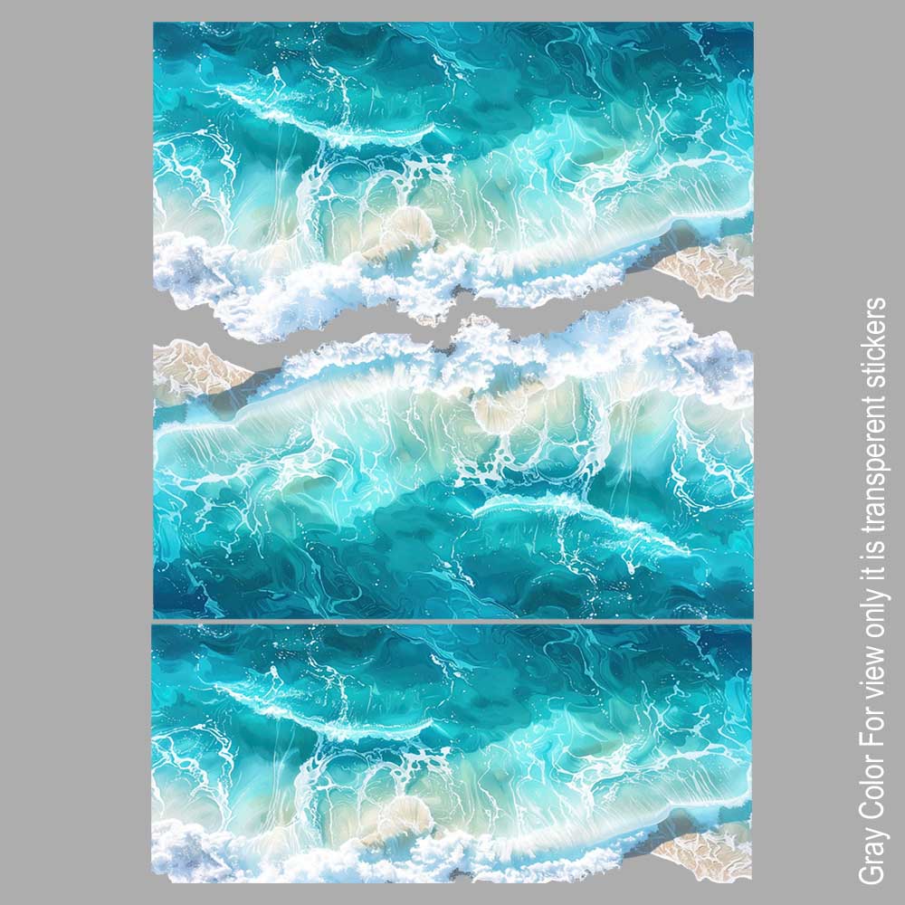 Sea Aliment UVDTF Sticker A6 for Resin art