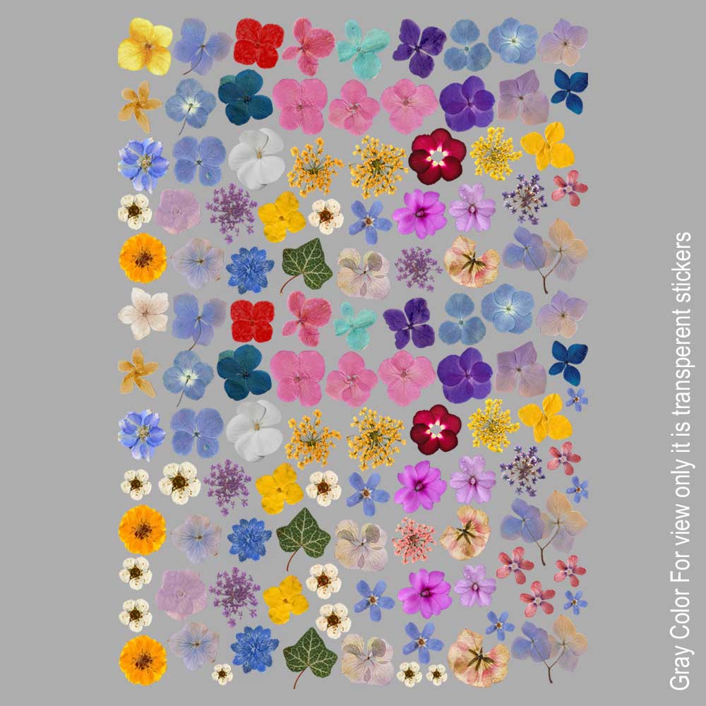 Mix Small Flower UVDTF Sticker A6 for Resin art