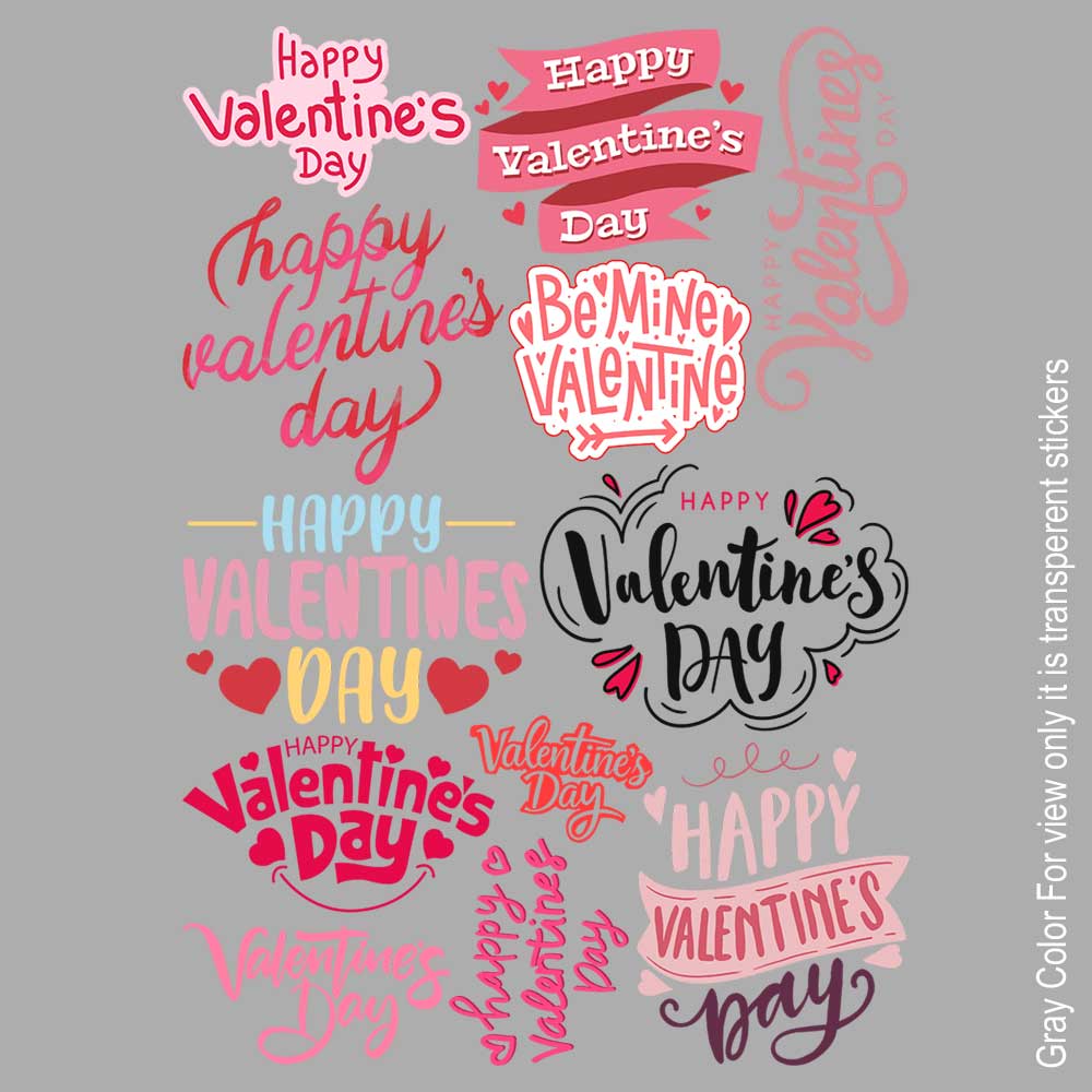 Valentine Quote UVDTF Sticker A6 for Resin art