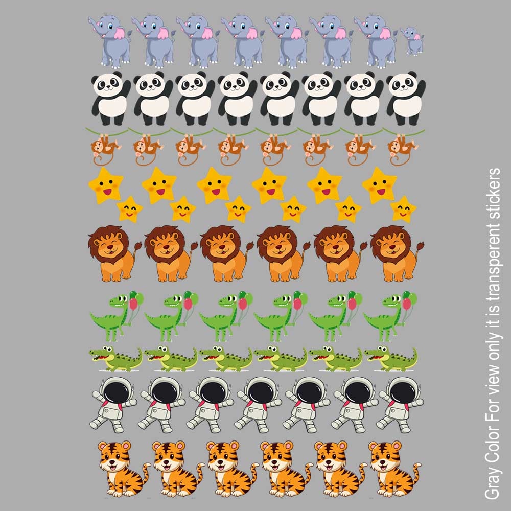 Small Animals UVDTF Sticker A6 for Resin art