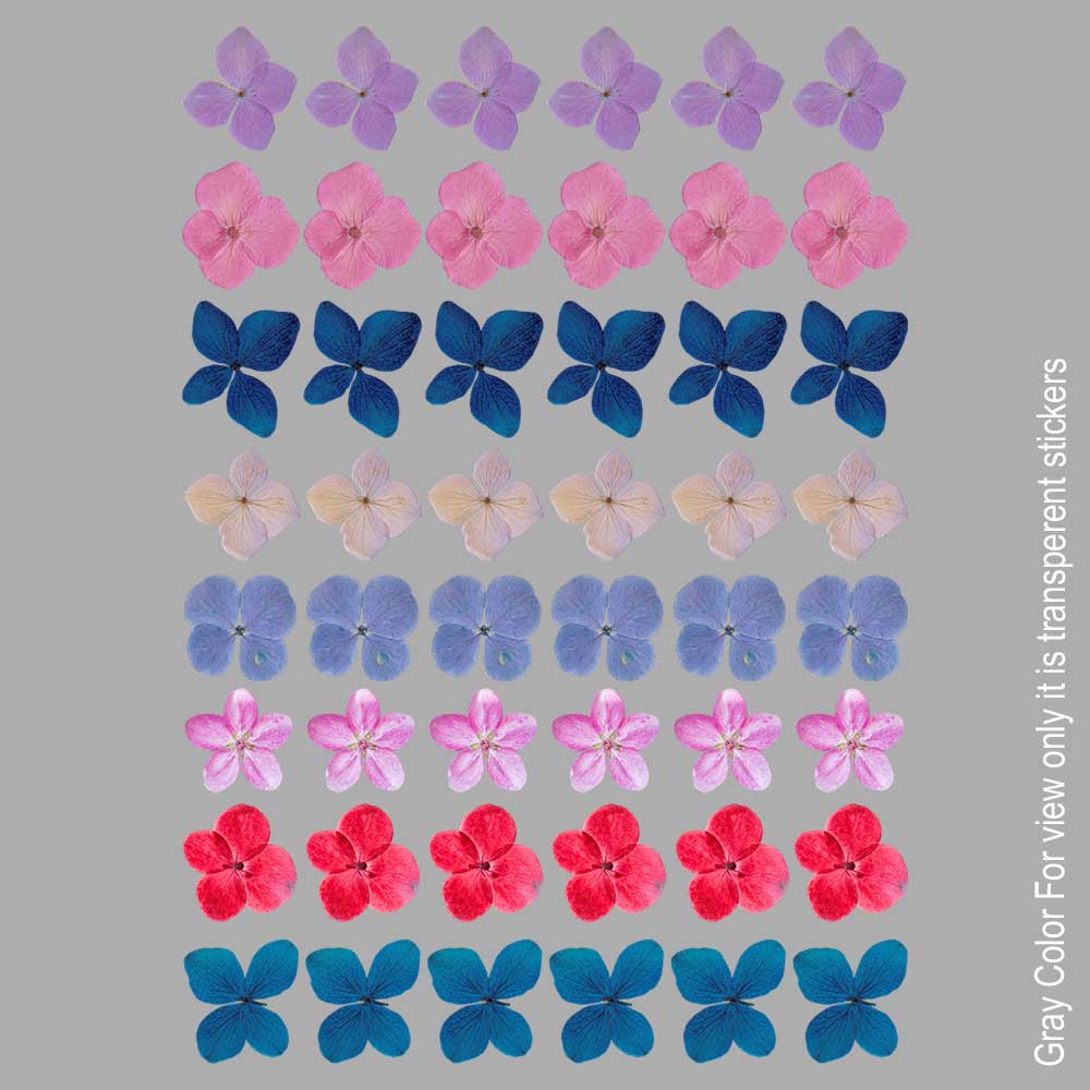 Flowers UVDTF Sticker A6 for Resin art